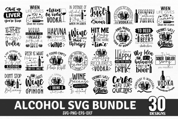 Download Alcohol Svg Bundle, Coasters Svg Bundle - Alcohol Collection