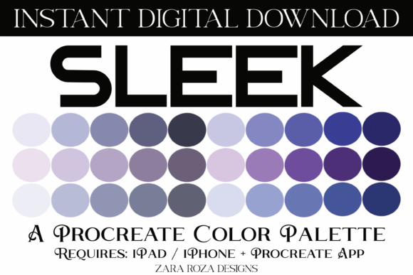 Download Sleek Procreate Color Palette - Premium Resources