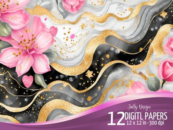 Download Luxurious Floral Alcohol Ink Designs - Alcohol Collection