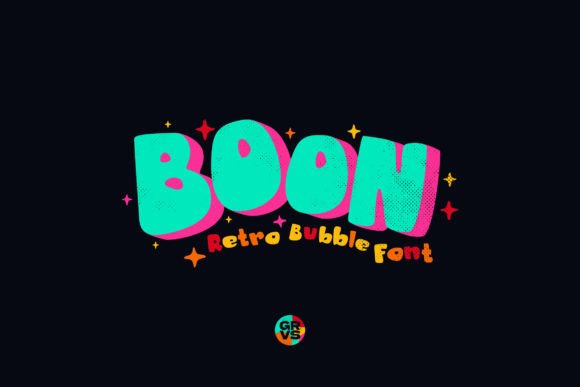 Download Grvs Boon Retro Bubble Display - Premium Resources
