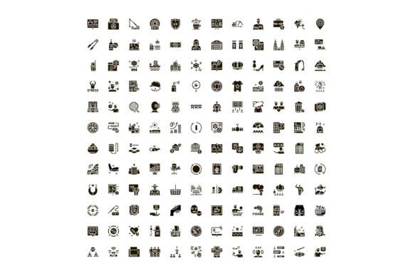 Download Extensive Collection of Black Glyph Line - Extensive Collection