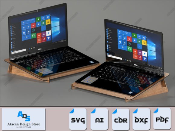 Download Ergonomic Laptop Stand Laser Files Sleek - Premium Resources