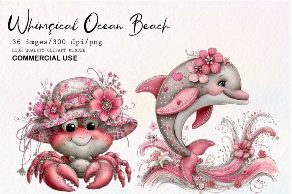 Download Whimsical Ocean Beach Clipart - Whimsical Collection