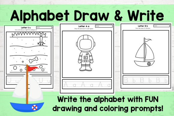 Download Alphabet Draw and Write Practice - Write Collection