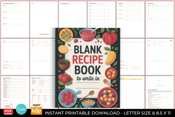Download Blank Recipe Book to Write in - Write Collection